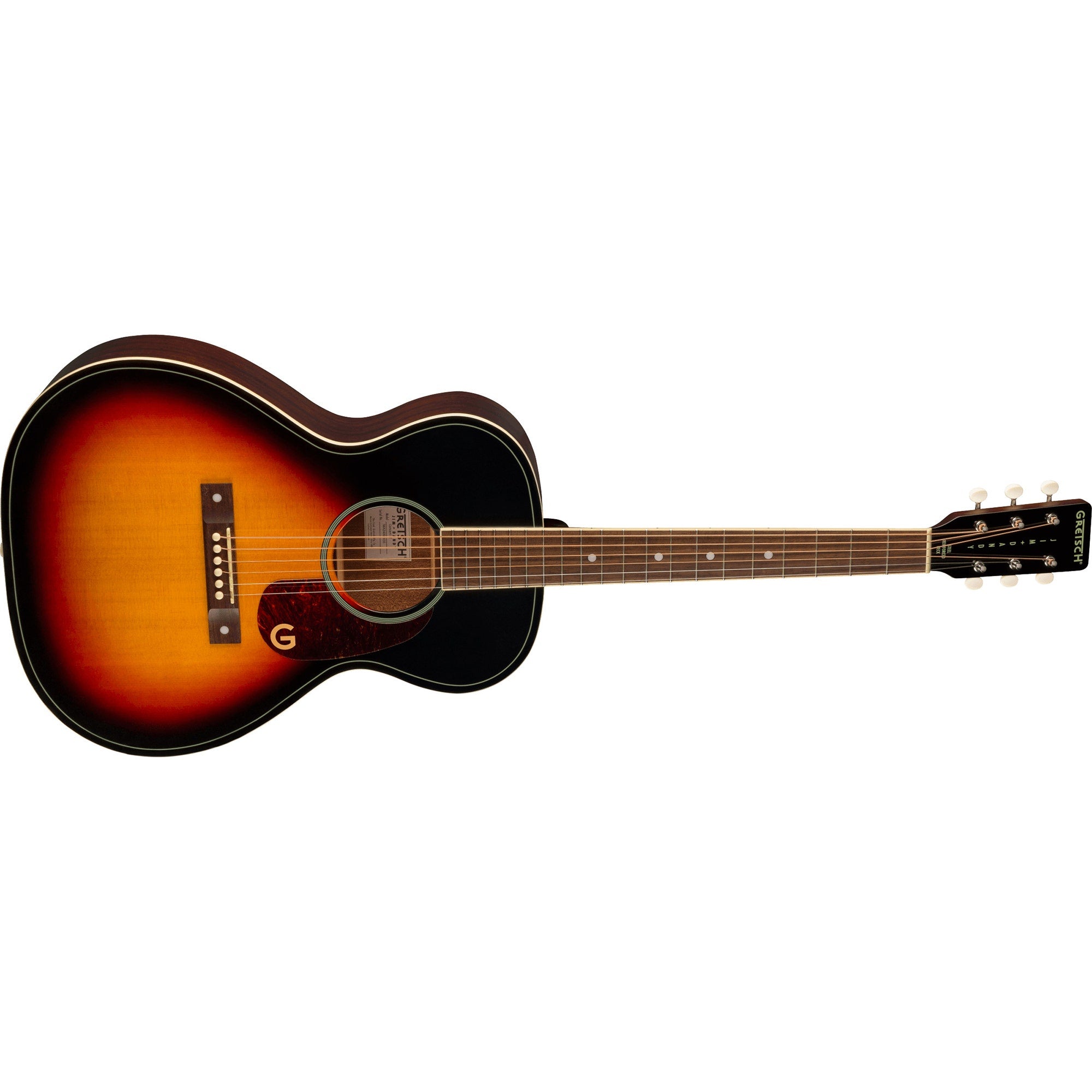Gretsch Limited Edition Jim Dandy Concert Solid Top Acoustic Guitar, Heritage Burst