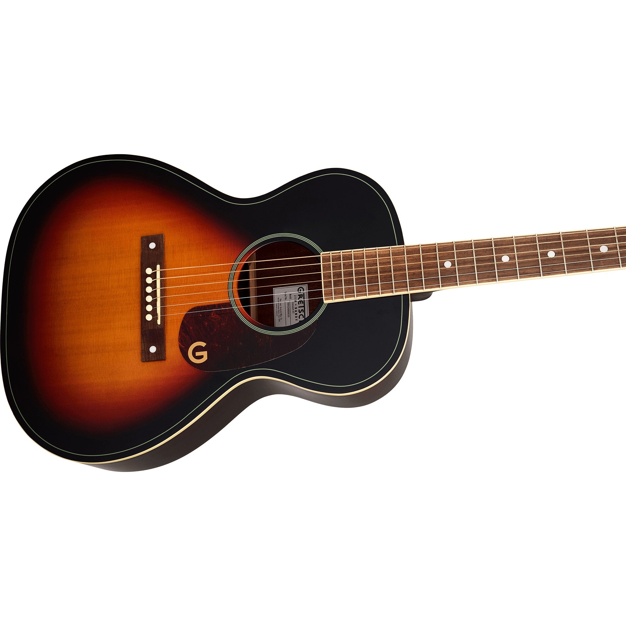 Gretsch Limited Edition Jim Dandy Concert Solid Top Acoustic Guitar, Heritage Burst