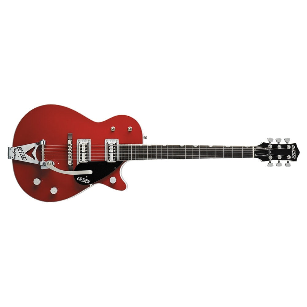 Gretsch G6131T-TVP Power Jet Electric Guitar, Ebony Fingerboard, Hard Case - Firebird Red