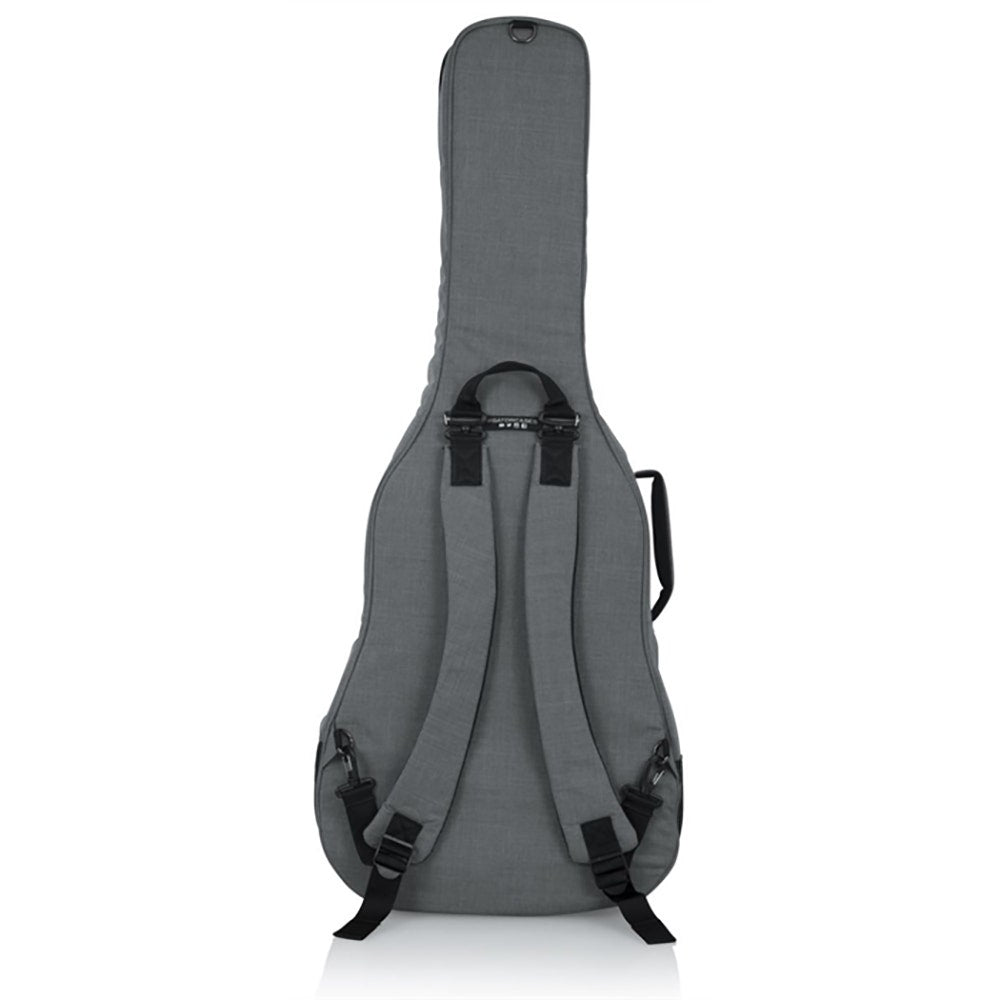 Gator Cases Transit Series Acoustic Guitar Gig Bag - Grey