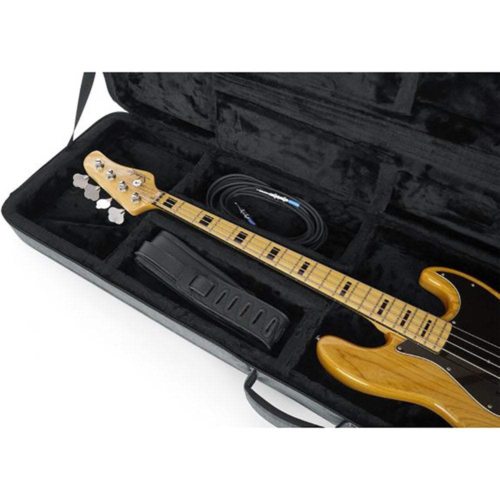 Gator Cases GTR-BASS-GRY Grey Transit Lightweight Bass Guitar Case