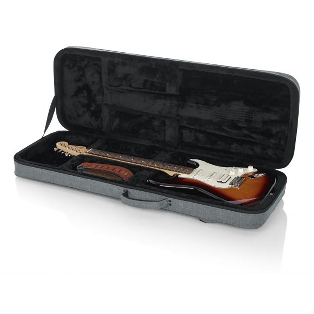 Gator Cases GTR-ELECTRIC-GRY Transit Series Lightweight Electric Guitar Case, Grey