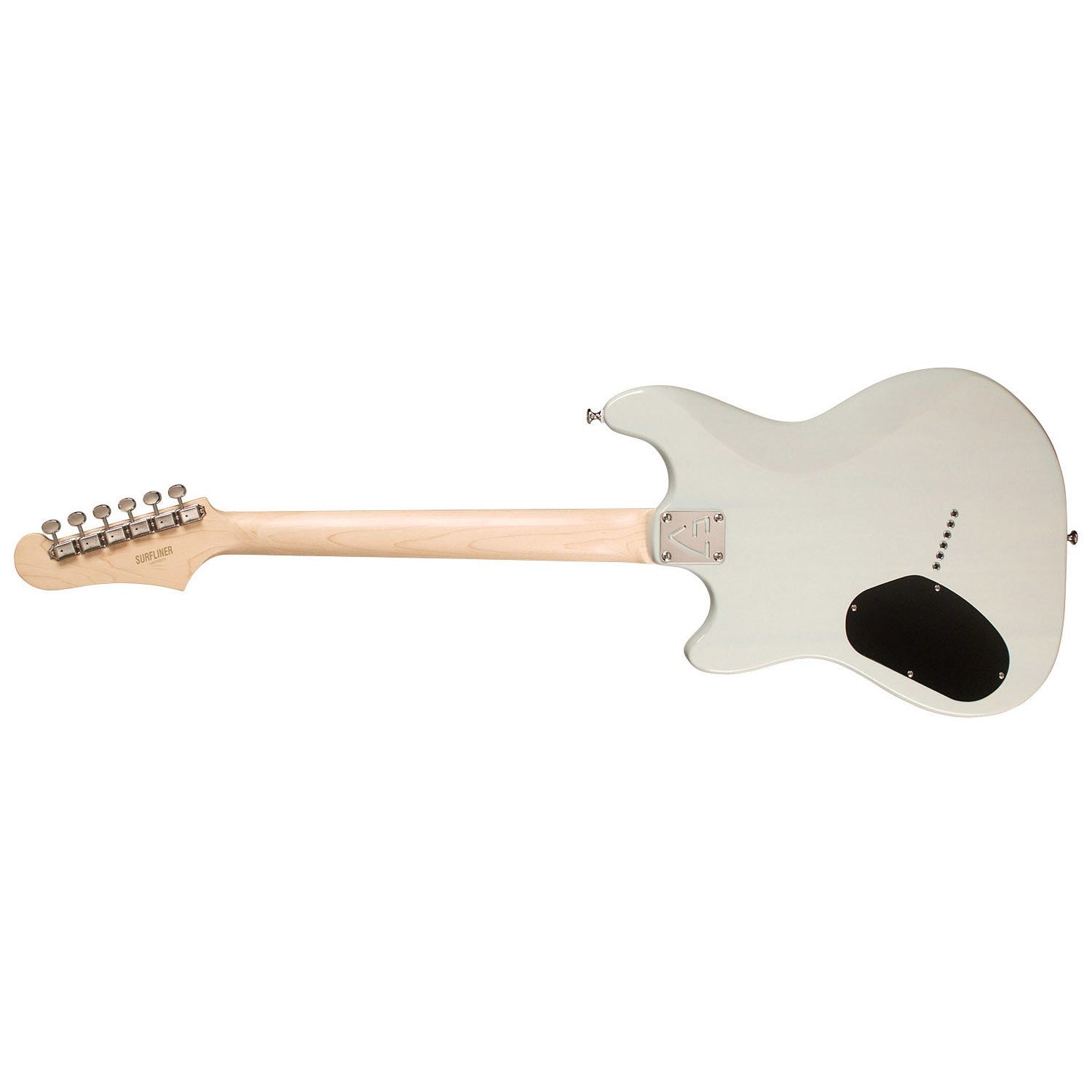Guild Surfliner Solid Body Electric Guitar, Maple Fretboard, White Sage