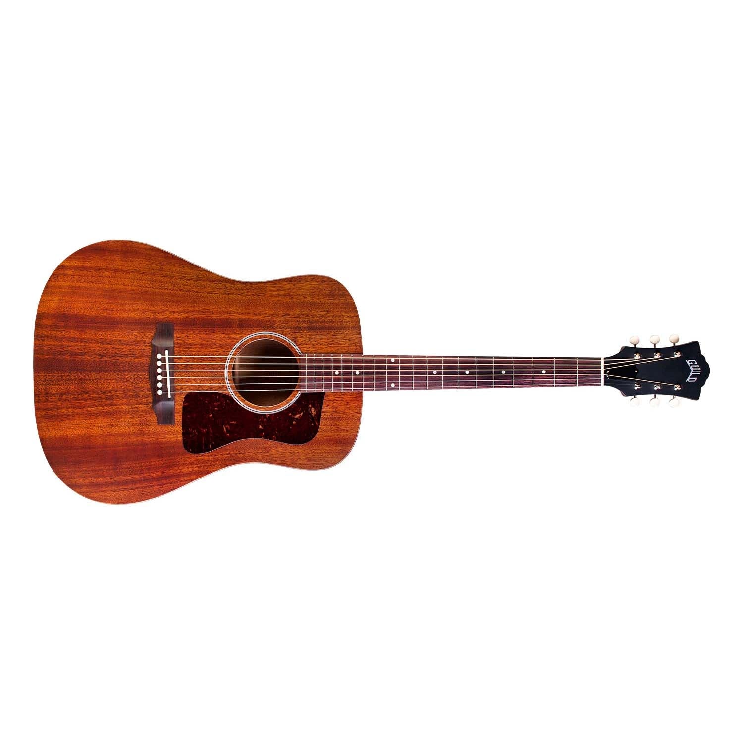 Guild D-20 Dreadnought Acoustic Guitar, Solid African Mahogany Top (B-STOCK)