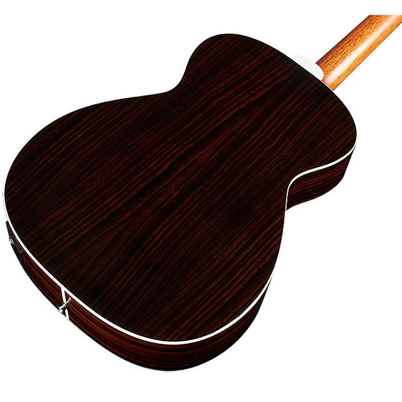Guild Westerly Collection M-260E Deluxe M Concert Acoustic-Electric Guitar, Edge Burst