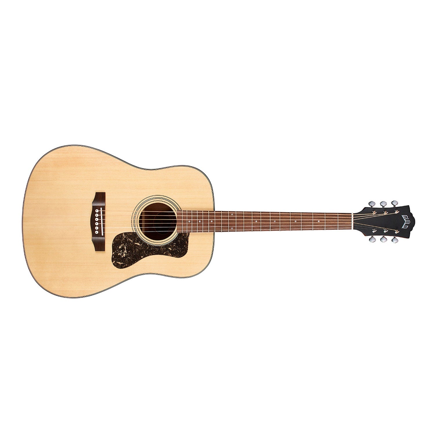 Guild 300 Series D-340 Natural Dreadnought Acoustic Guitar, Rosewood Fretboard, Spruce Top