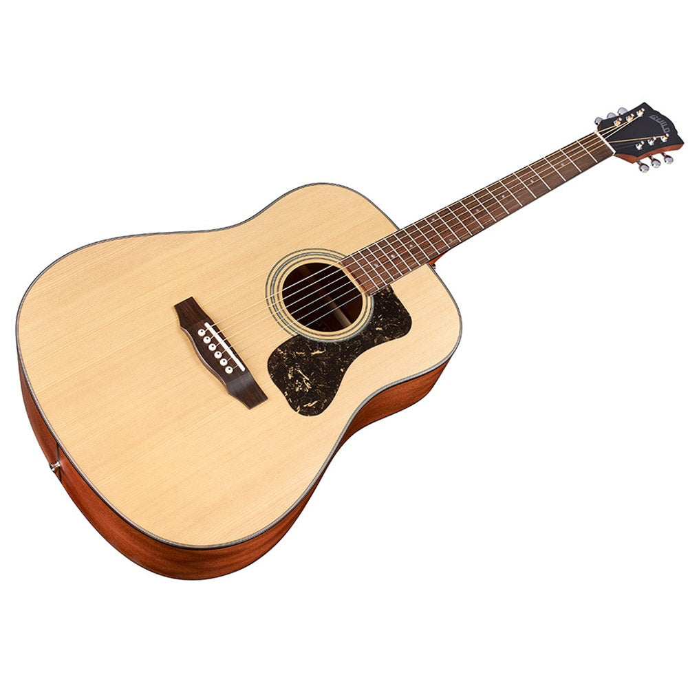 Guild 300 Series D-340 Natural Dreadnought Acoustic Guitar, Rosewood Fretboard, Spruce Top