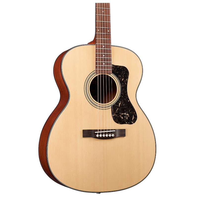 Guild 300 Series OM-340 Natural Orchestra Acoustic Guitar, Rosewood Fretboard, Spruce Top