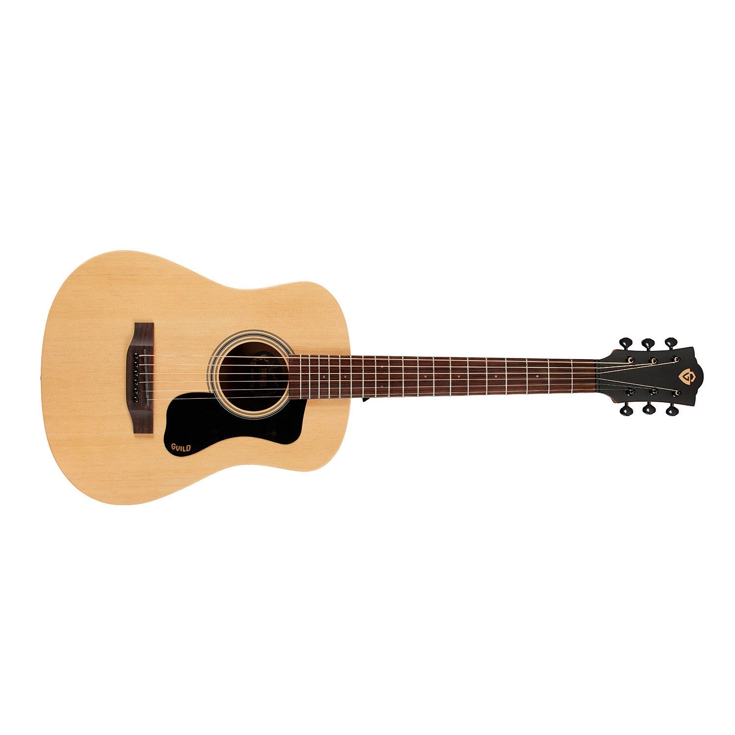 Guild Travel Spruce Mini Acoustic Guitar, Rosewood Fretboard, Mahogany Back & Sides, Spruce Top