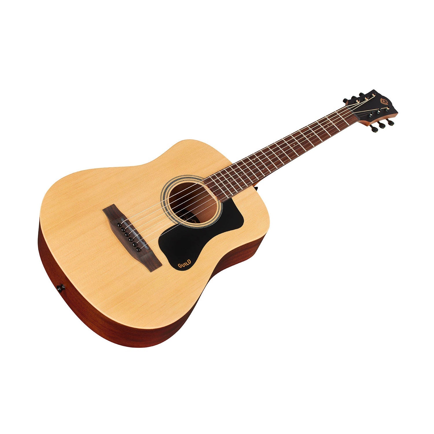 Guild Travel Spruce Mini Acoustic Guitar, Rosewood Fretboard, Mahogany Back & Sides, Spruce Top
