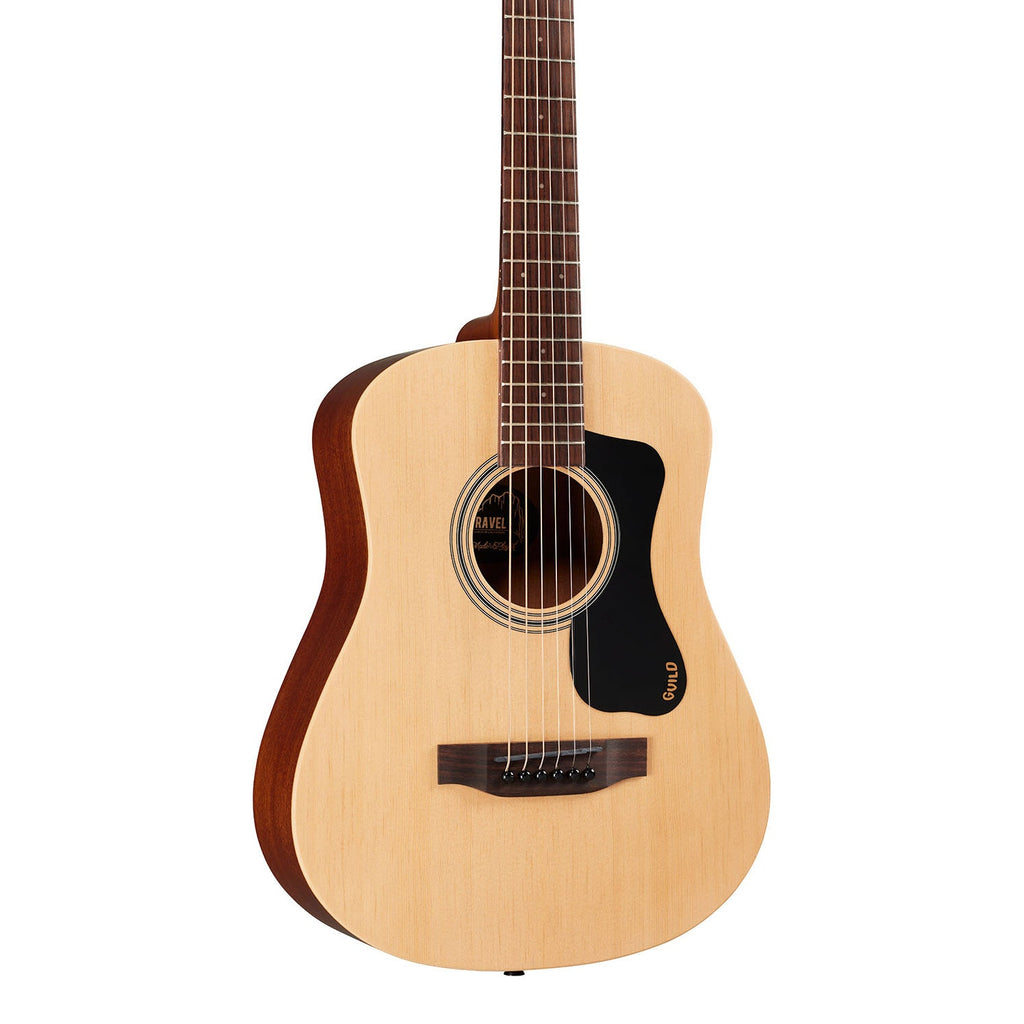Guild Travel Spruce Mini Acoustic Guitar, Rosewood Fretboard, Mahogany Back & Sides, Spruce Top
