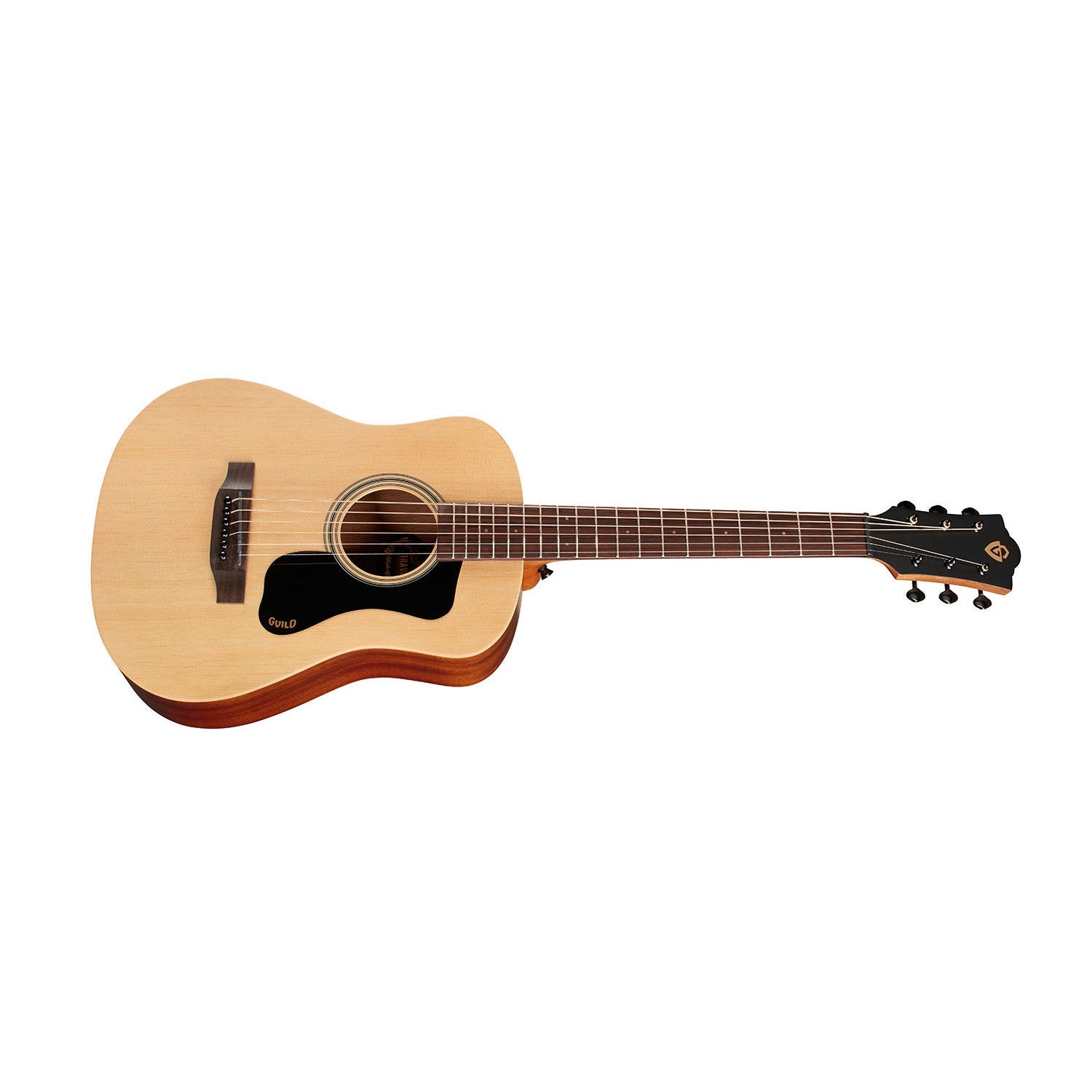 Guild Travel Spruce Mini Acoustic Guitar, Rosewood Fretboard, Mahogany Back & Sides, Spruce Top