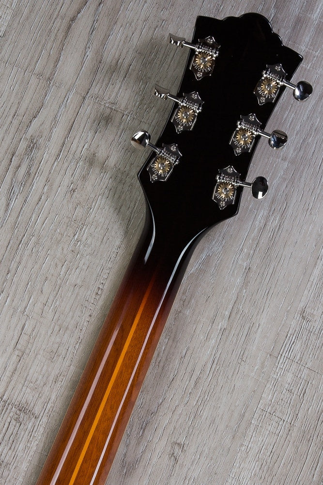 Guild A-150 Savoy Hollowbody Archtop Electric Guitar with Hardshell Case - Antique Sunburst (Open Box)