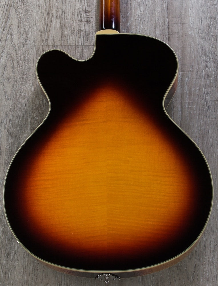 Guild A-150 Savoy Hollowbody Archtop Electric Guitar with Hardshell Case - Antique Sunburst (Open Box)