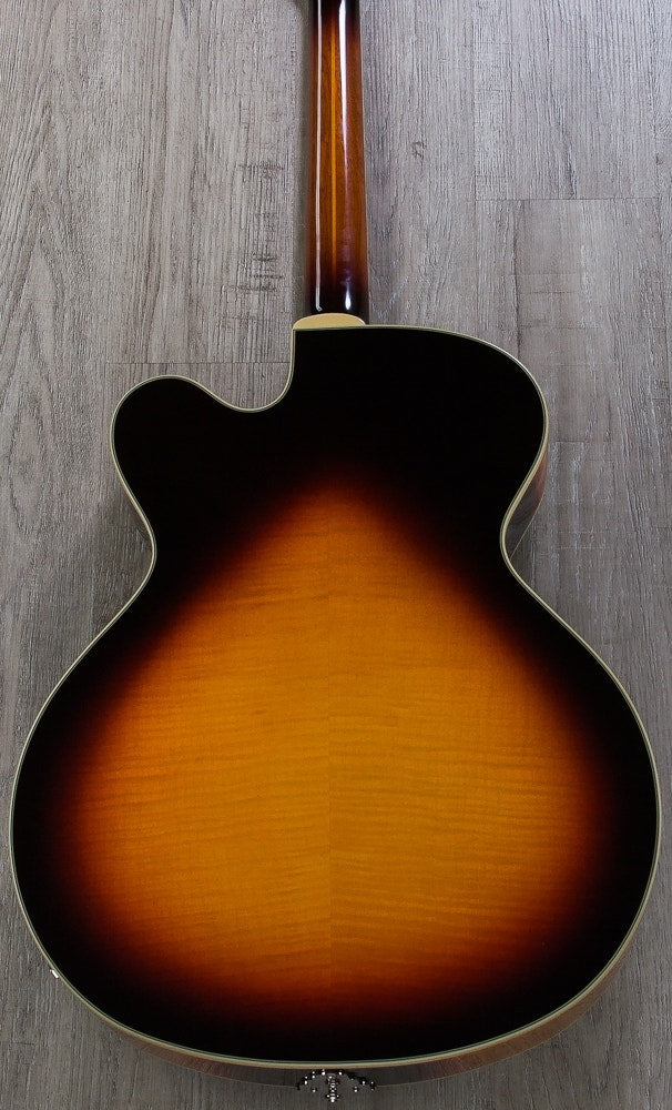 Guild A-150 Savoy Hollowbody Archtop Electric Guitar with Hardshell Case - Antique Sunburst (Open Box)