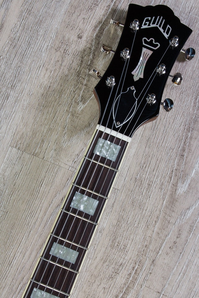 Guild A-150 Savoy Hollowbody Archtop Electric Guitar with Hardshell Case - Blonde (Open Box)