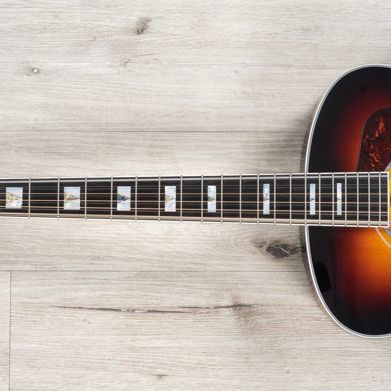 Guild F-512E Maple Jumbo Acoustic-Electric 12-String Guitar, Antique Burst