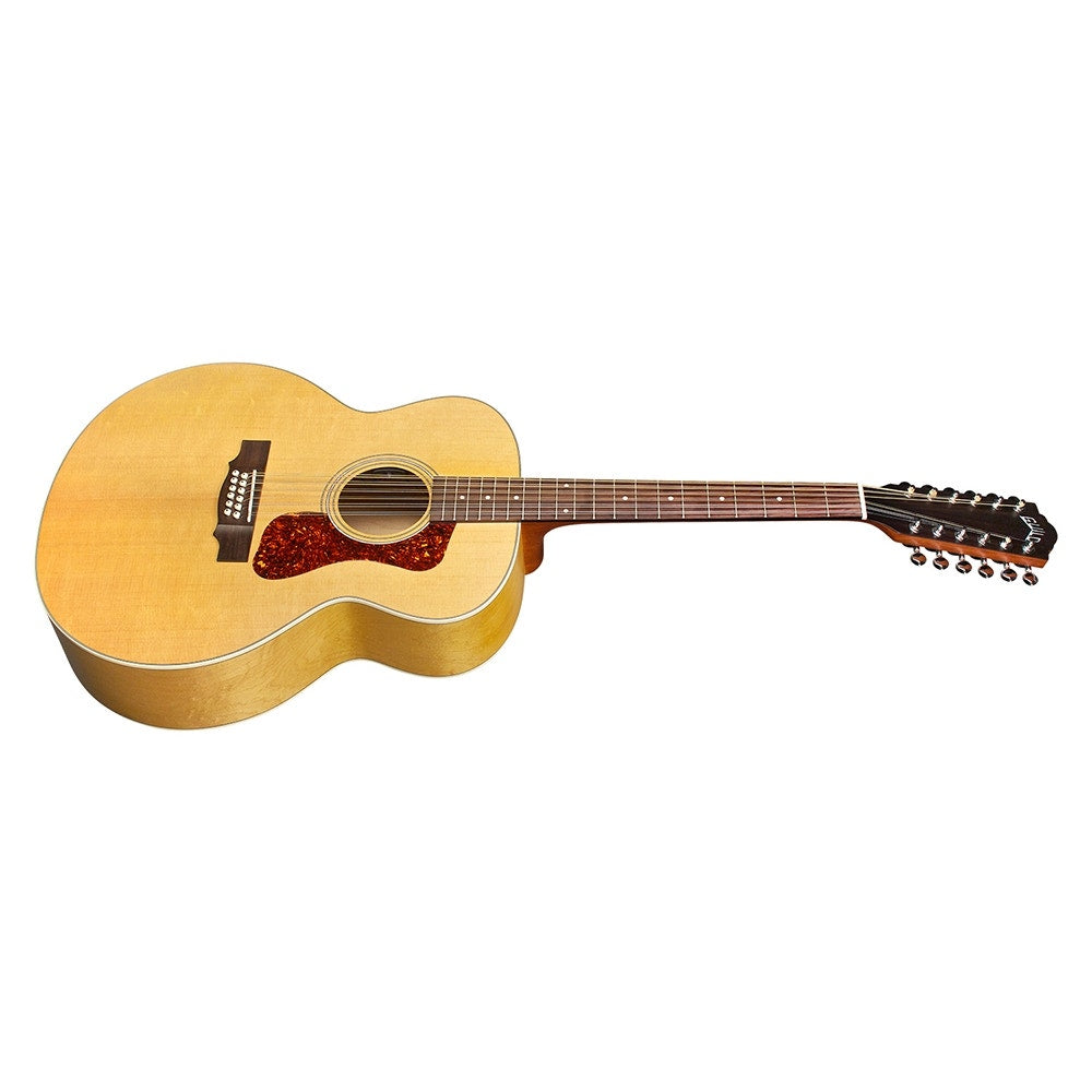 Guild Westerly Collection F2512E 12-String Acoustic-Electric Guitar, Jumbo, Gig Bag - Natural (B-STOCK)
