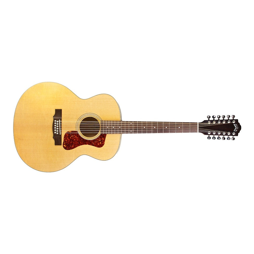 Guild Westerly Collection F2512E 12-String Acoustic-Electric Guitar, Jumbo, Gig Bag - Natural (B-STOCK)