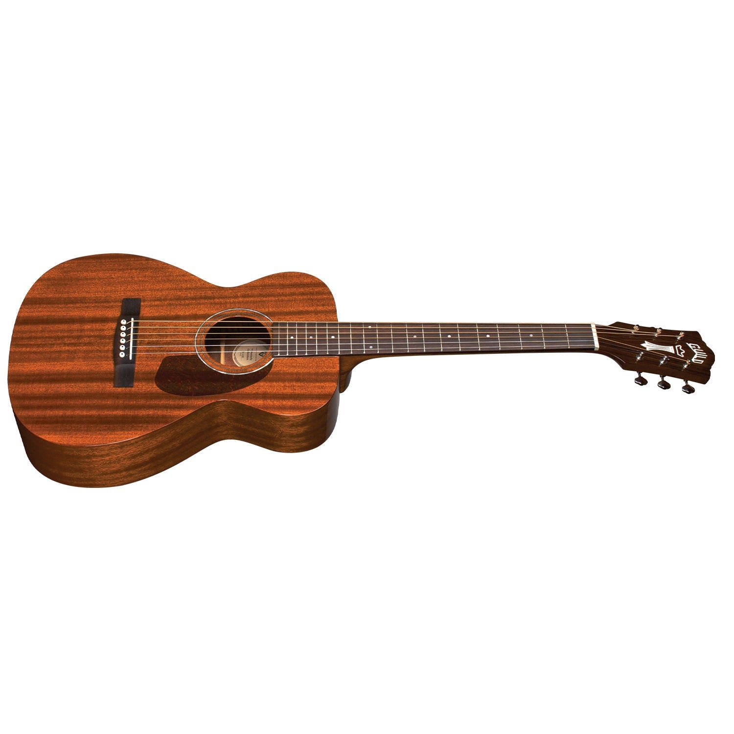 Guild M-120 Natural Acoustic Guitar, Rosewood Fretboard, All African Mahogany Body