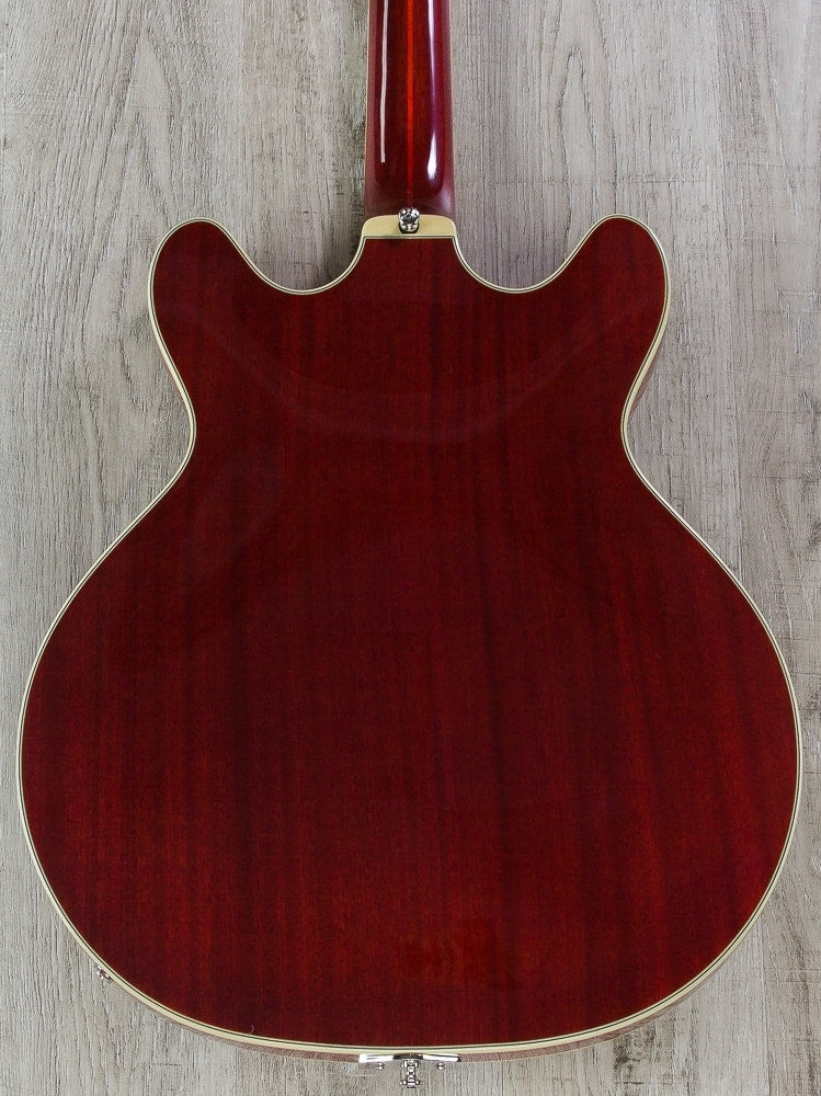 Guild Starfire IV Semi-Hollow Electric Guitar, Rosewood Fingerboard, Hardshell Case - Cherry Red (Open Box)