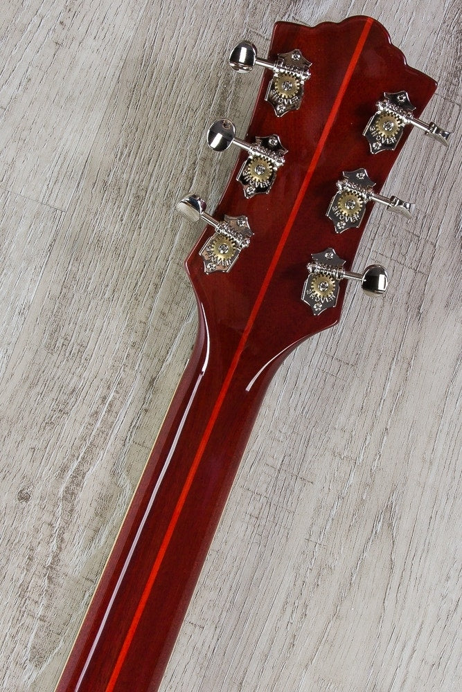 Guild Starfire IV Semi-Hollow Electric Guitar, Rosewood Fingerboard, Hardshell Case - Cherry Red (Open Box)