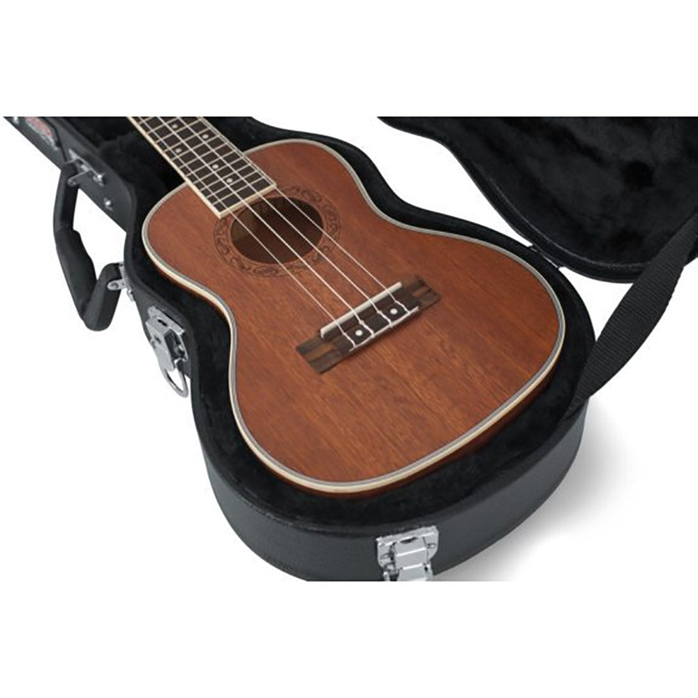 Gator Cases Hardshell Wood Case for Concert Style Ukulele