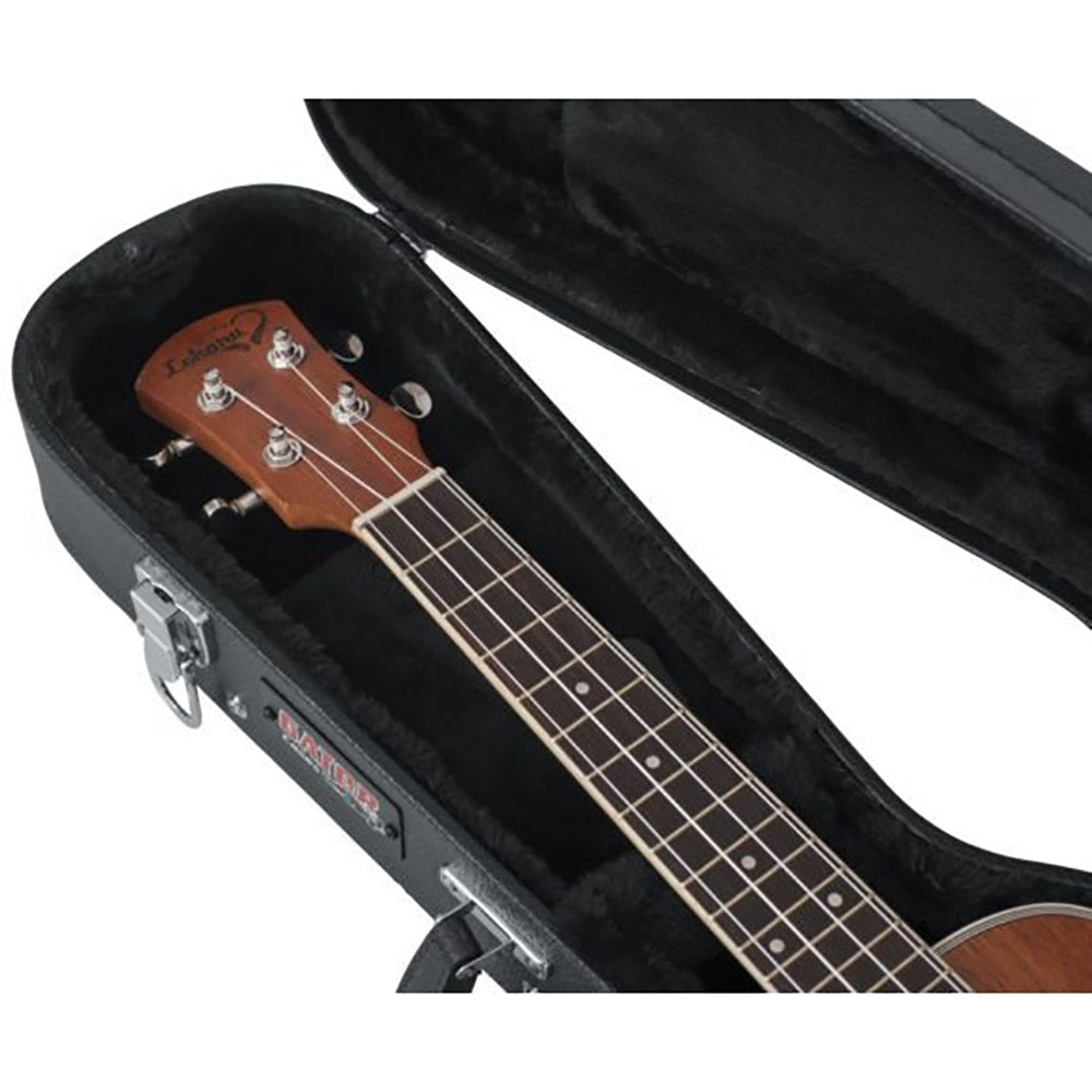 Gator Cases Hardshell Wood Case for Concert Style Ukulele