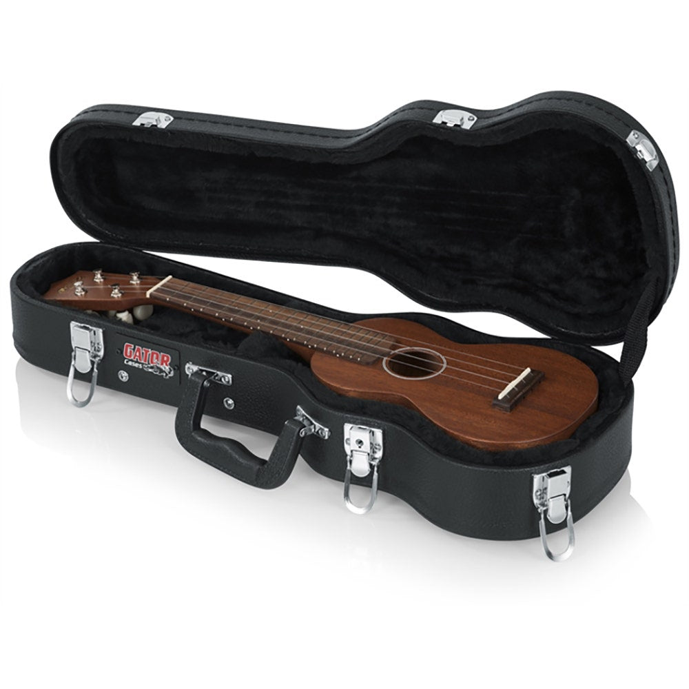 Gator Cases Hardshell Wood Case for Soprano Style Ukulele