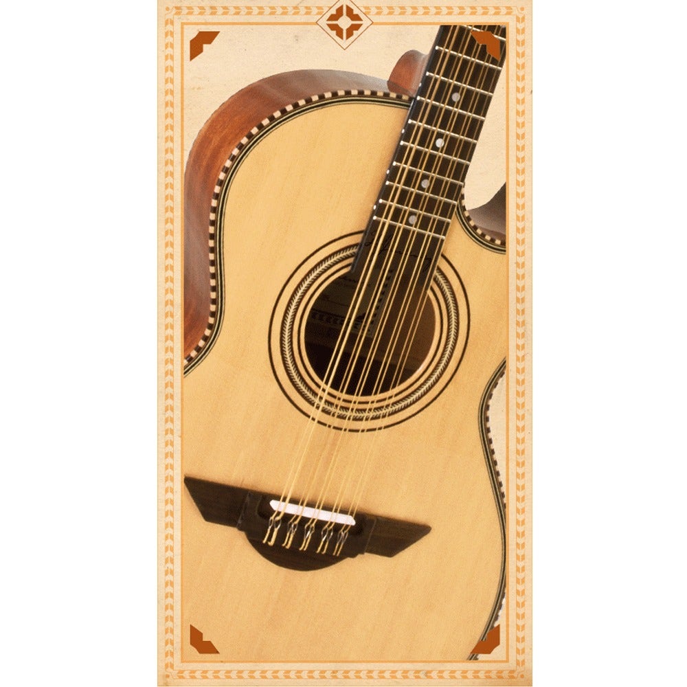 H. Jimenez LBQ1E El Estandar Acoustic-Electric Bajo Quinto Guitar with Padded Gig Bag