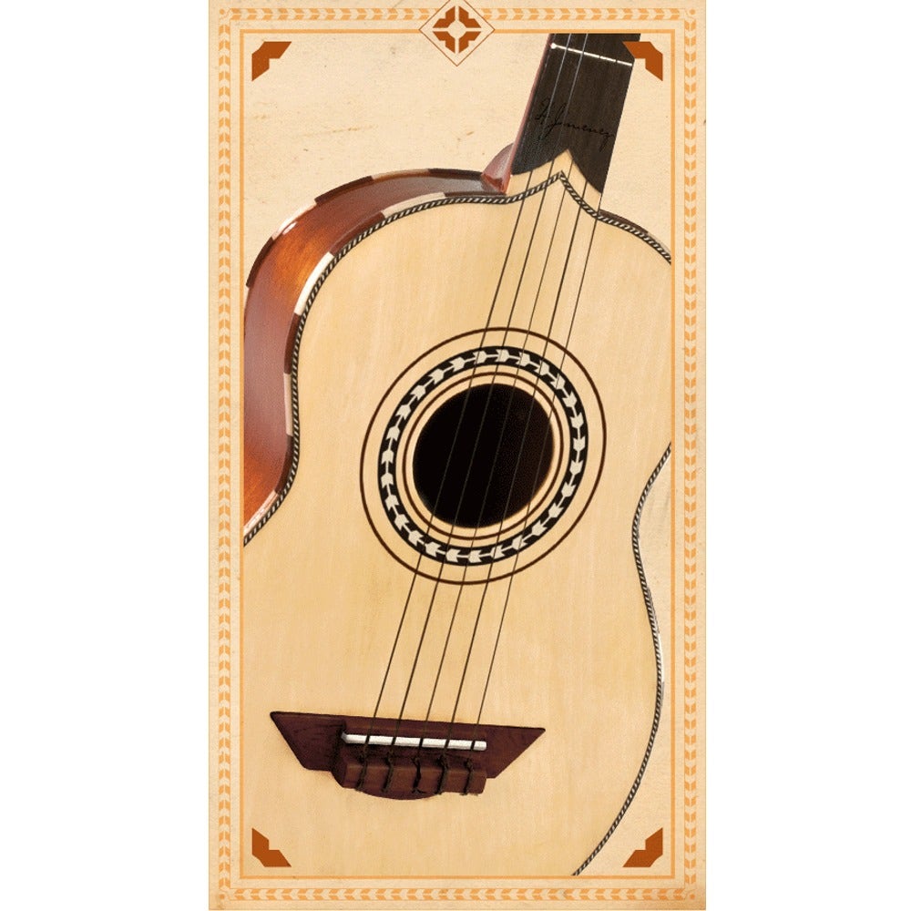 H. Jimenez LV2 Quetzal Premium Acoustic Mariachi Vihuela Guitar with Padded Gig Bag