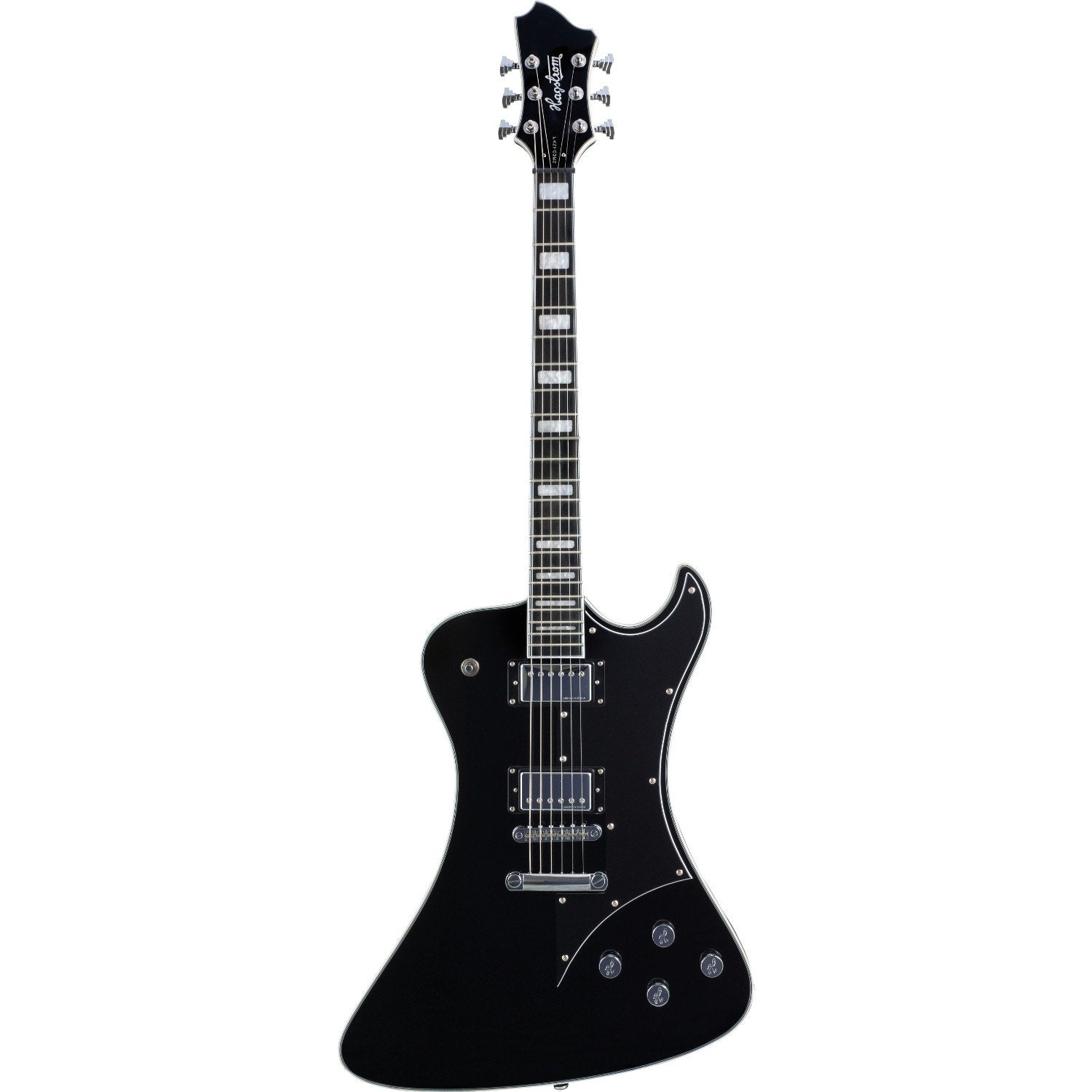 Hagstrom Fantomen Electric Guitar, All Mahogany Construction, Resinator Fingerboard - Black Gloss (Open Box)
