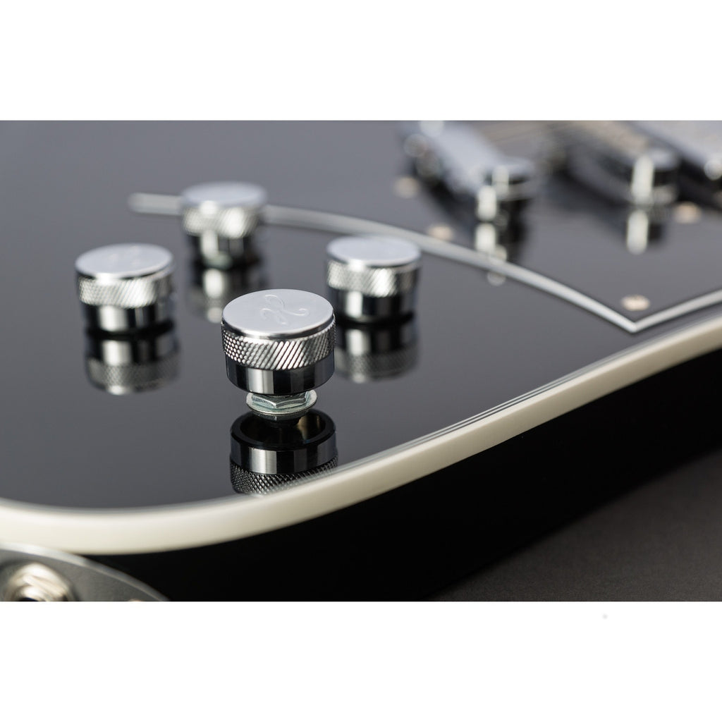 Hagstrom Fantomen Electric Guitar, All Mahogany Construction, Resinator Fingerboard - Black Gloss (Open Box)