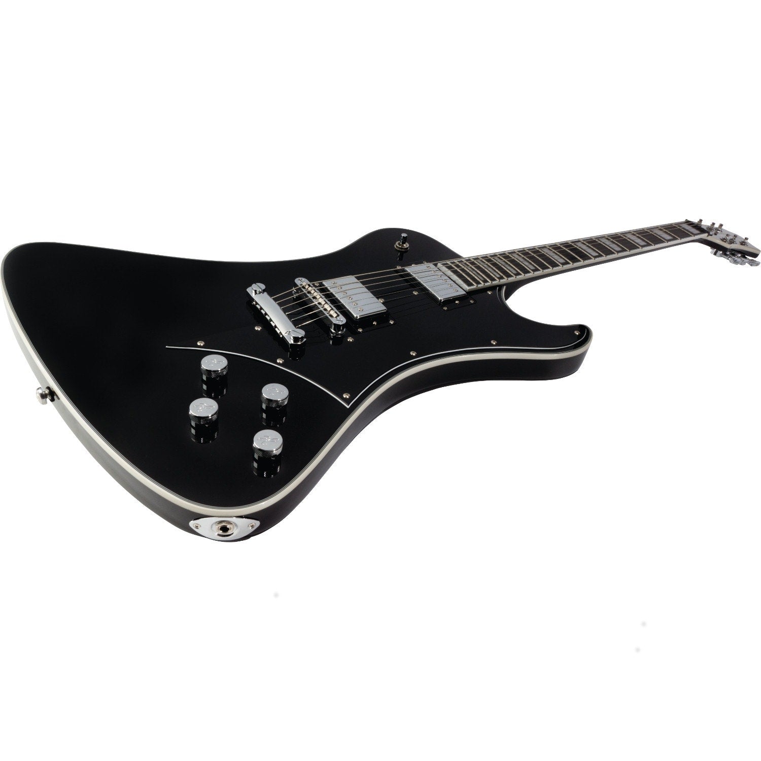 Hagstrom Fantomen Electric Guitar, All Mahogany Construction, Resinator Fingerboard - Black Gloss (Open Box)