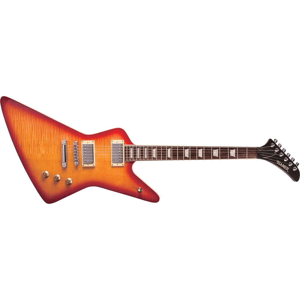 Hamer XT Standard FT Electric Guitar, Rosewood Fingerboard - Cherry Sunburst