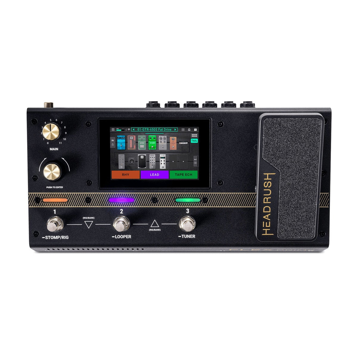 HeadRush FX Flex Prime Compact Guitar / Bass Amp Modeler & Multi-Effects Processor Pedal