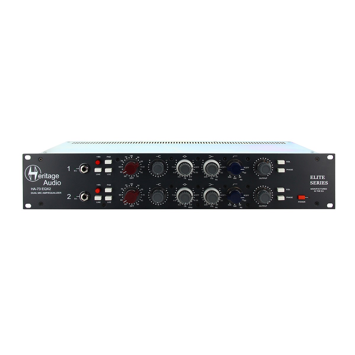 Heritage Audio HA73EQX2 Elite 2-Channel Mic Preamp and EQ w/ Carnhill Transformers