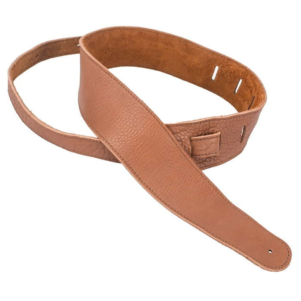 Henry Heller HAB25-BRN 2.5" Henry Heller American Buffalo Leather Guitar Strap, Brown