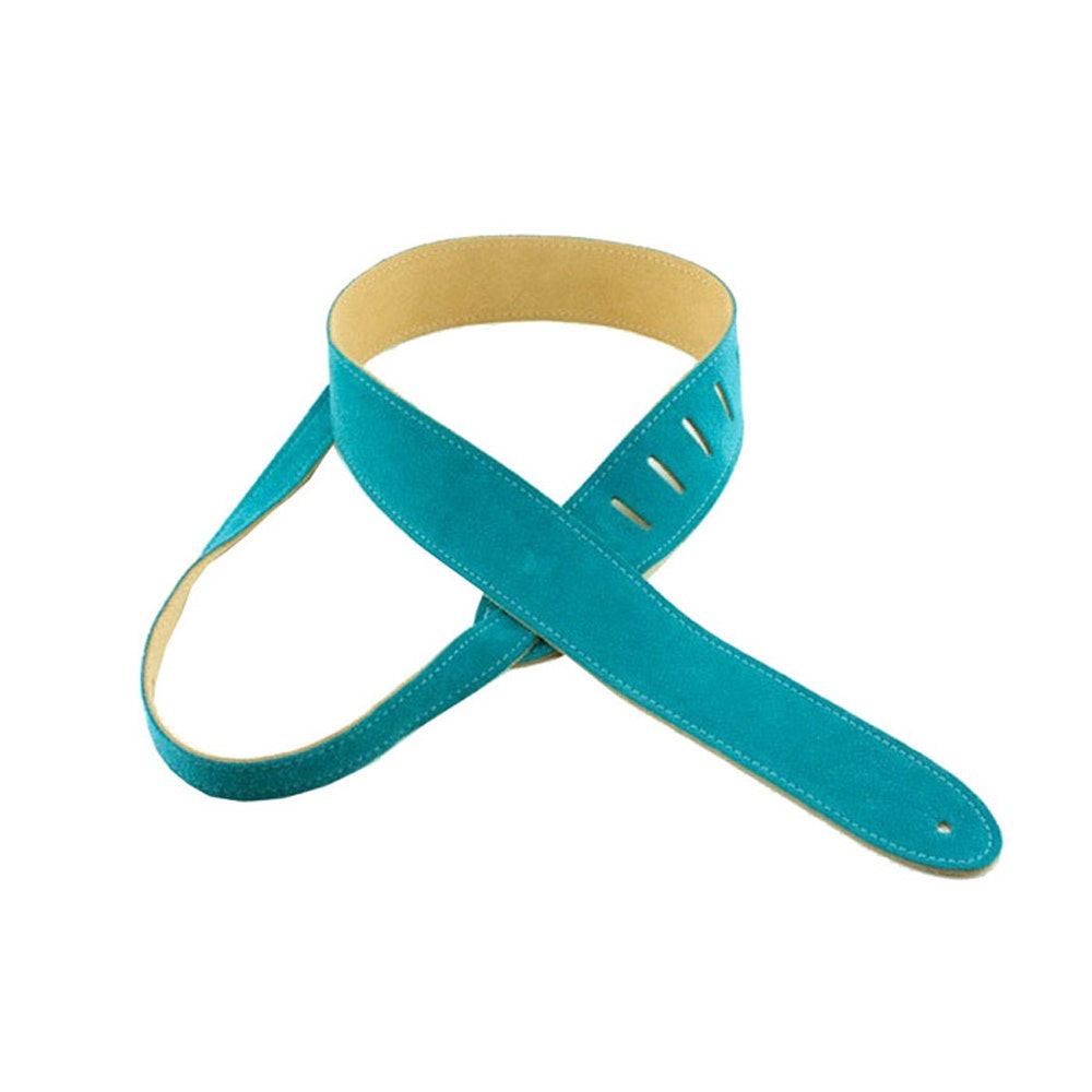 Henry Heller HCS2-TRQ 2" Luxe Soft Capri Suede Guitar Strap - Turquiose