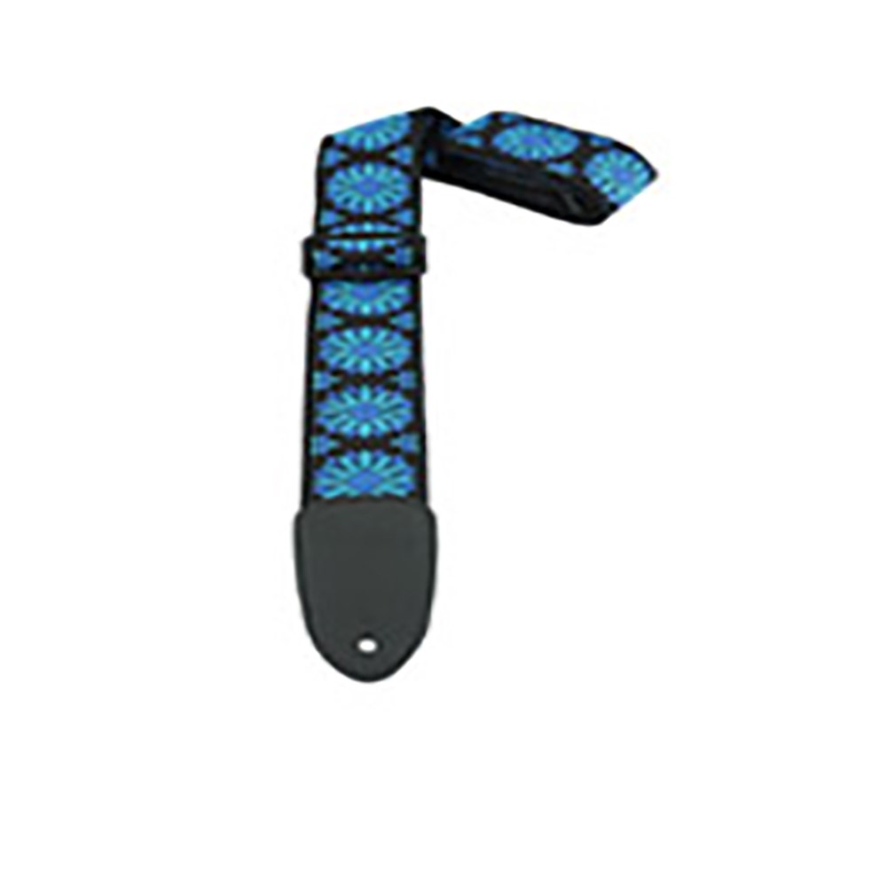 Henry Heller HJQ2-10 2" Deluxe Jacquard Guitar Strap - Multi-Color Floral Design