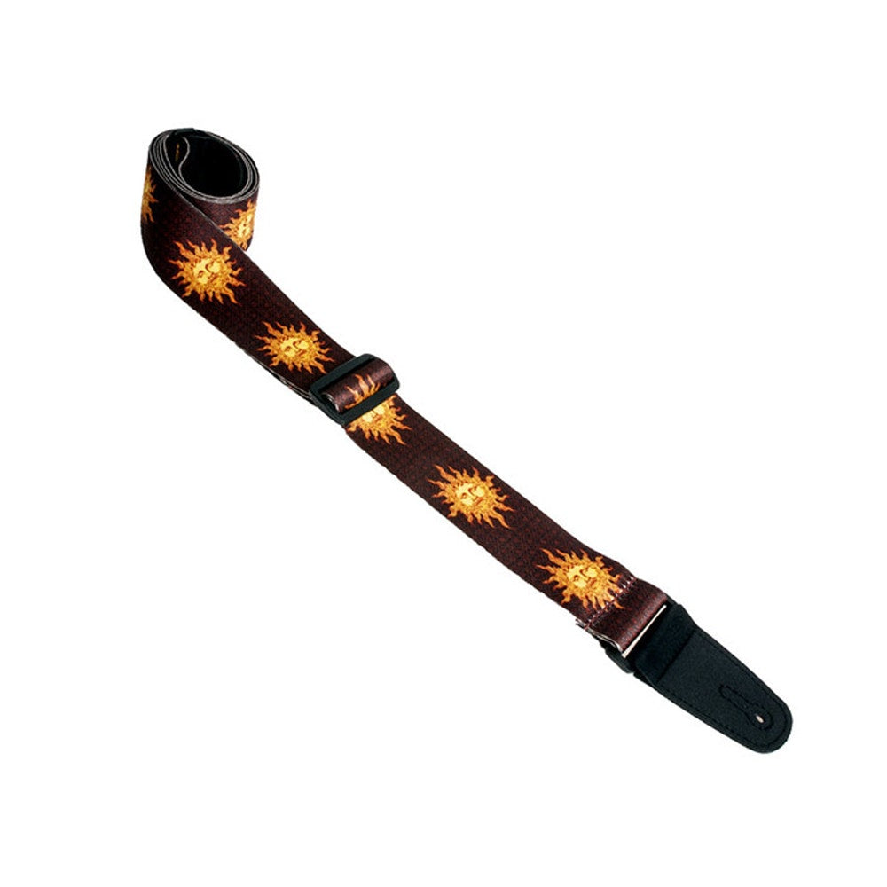 Henry Heller HSUB2-11 2" Sublimation Printed Polyester Guitar Strap - Suns Brown