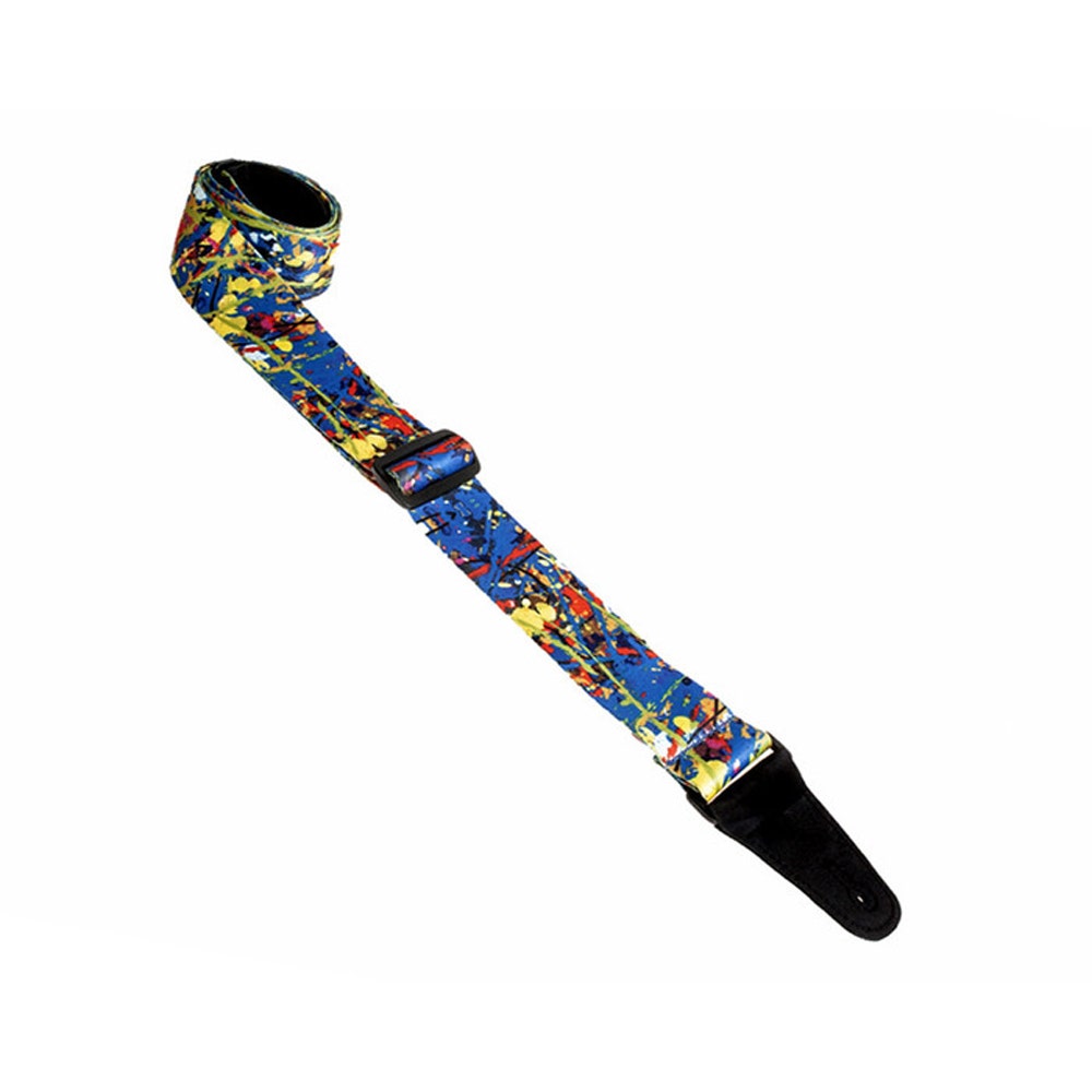 Henry Heller HSUB2-21 2" Sublimation Printed Polyester Guitar Strap - Multi Color Design