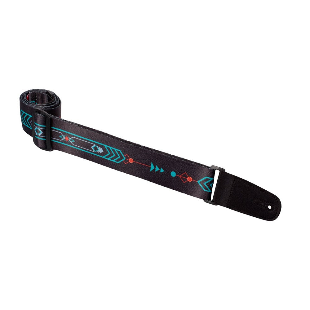 Henry Heller HSUB2-30 2" Sublimation Printed Polyester Guitar Strap - Multi Color Design