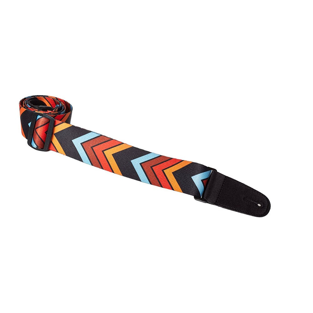 Henry Heller HSUB2-34 2" Sublimation Printed Polyester Guitar Strap - Colored Arrows