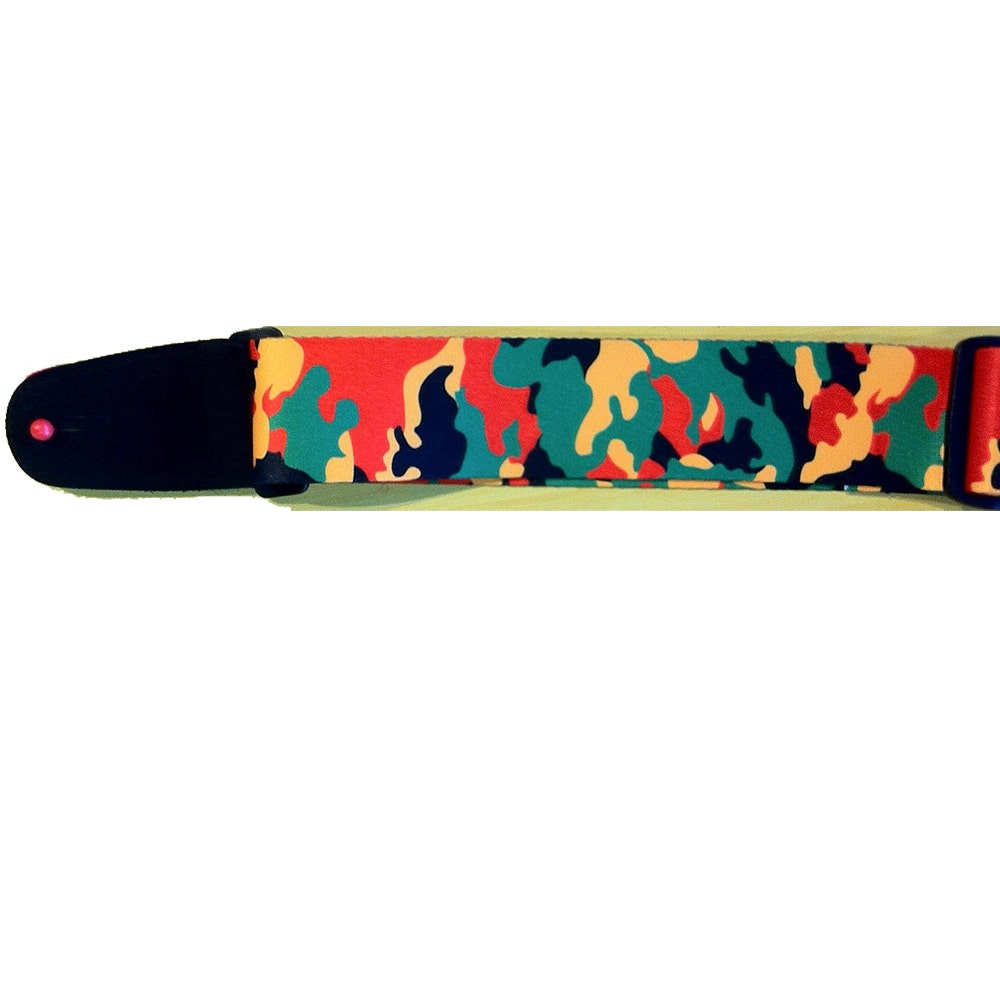 Henry Heller HSUB2-36 2" Sublimation Printed Polyester Guitar Strap - Multi Color Design
