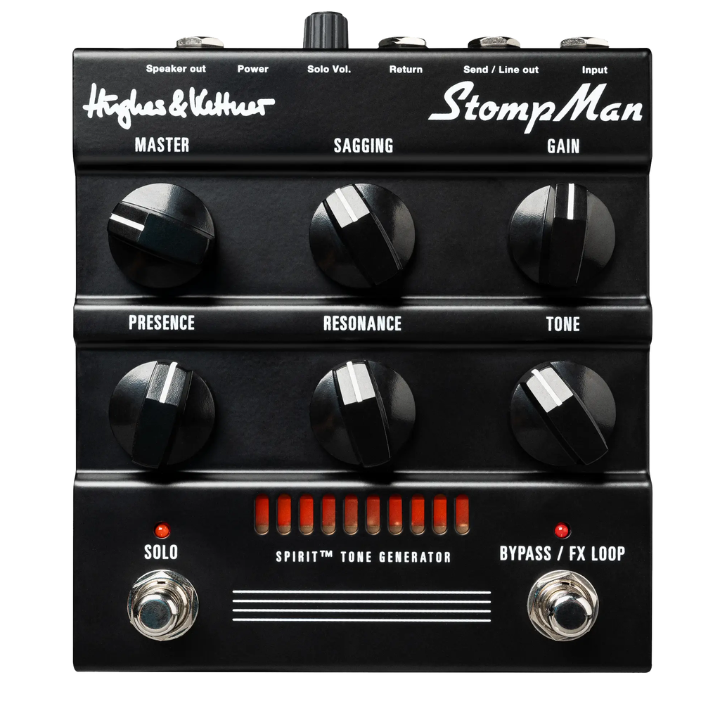 Hughes & Kettner StompMan 50-Watt Stompbox Guitar Amp Pedal with Effects Loop (B-STOCK)