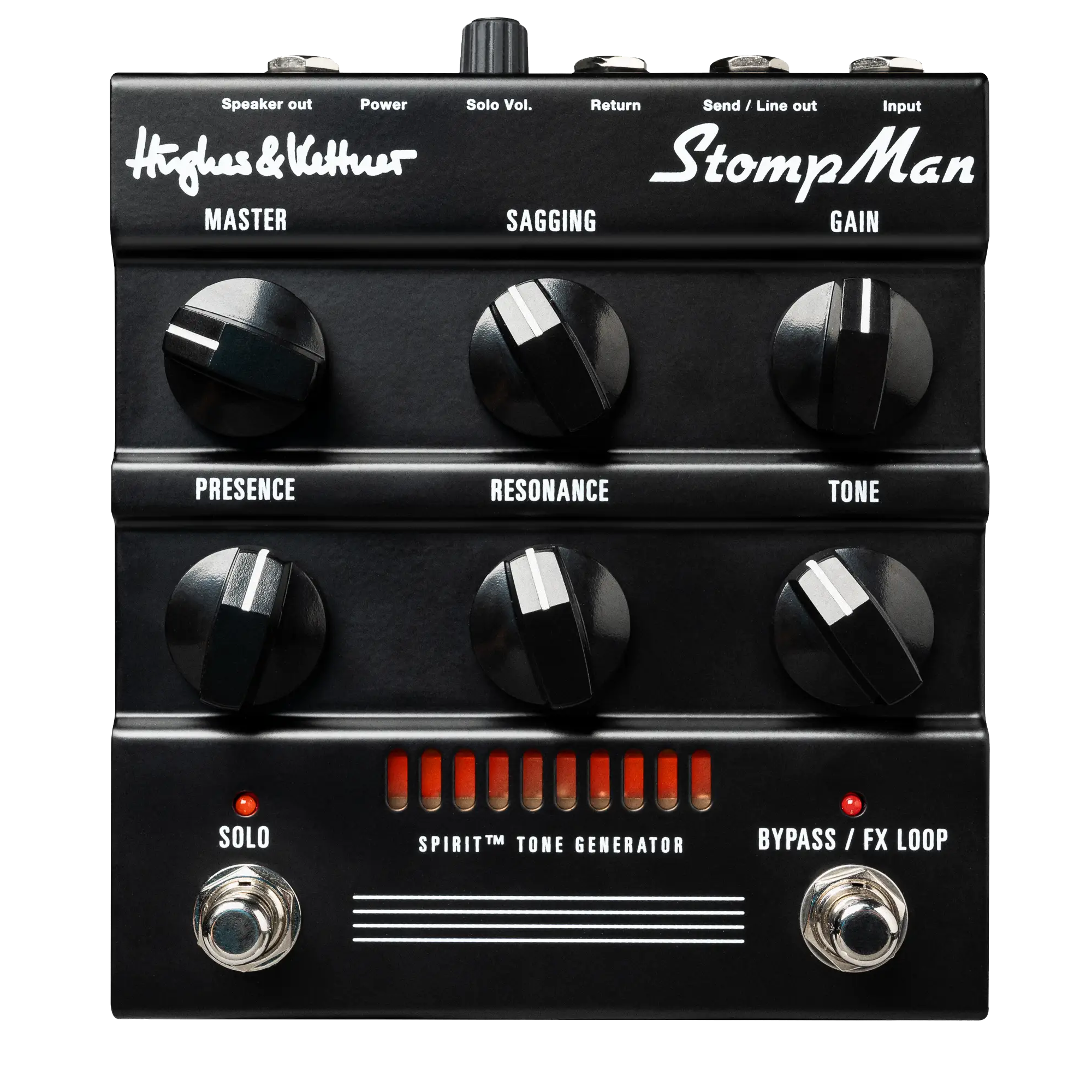 Hughes & Kettner StompMan 50-Watt Stompbox Guitar Amp Pedal with Effects Loop (B-STOCK)