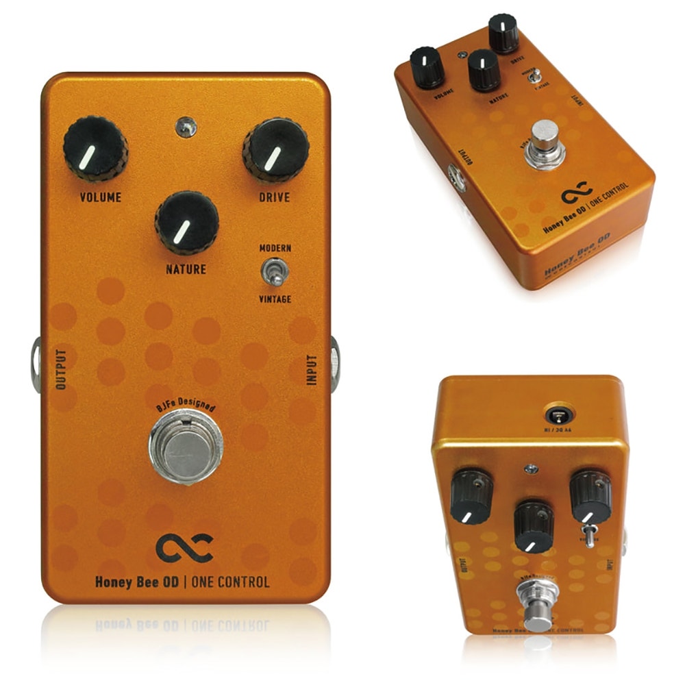 One Control Honey Bee Overdrive Guitar Effects Pedal