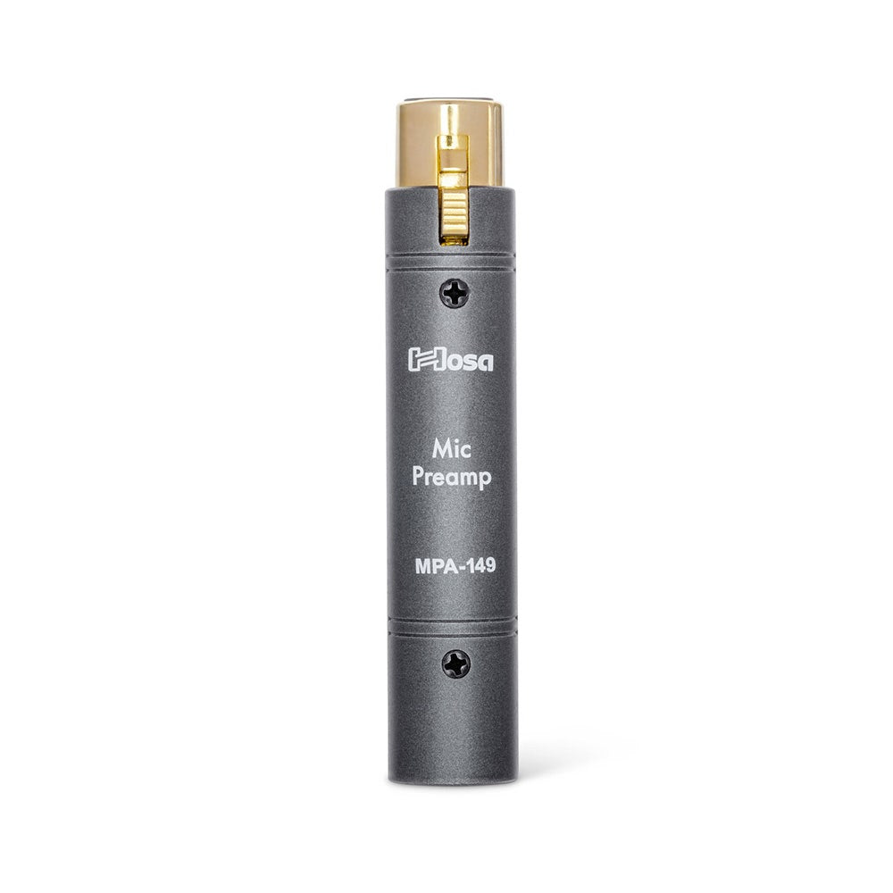Hosa Tech MPA-149 26dB In-Line Phantom Powered XLR Preamp Booster