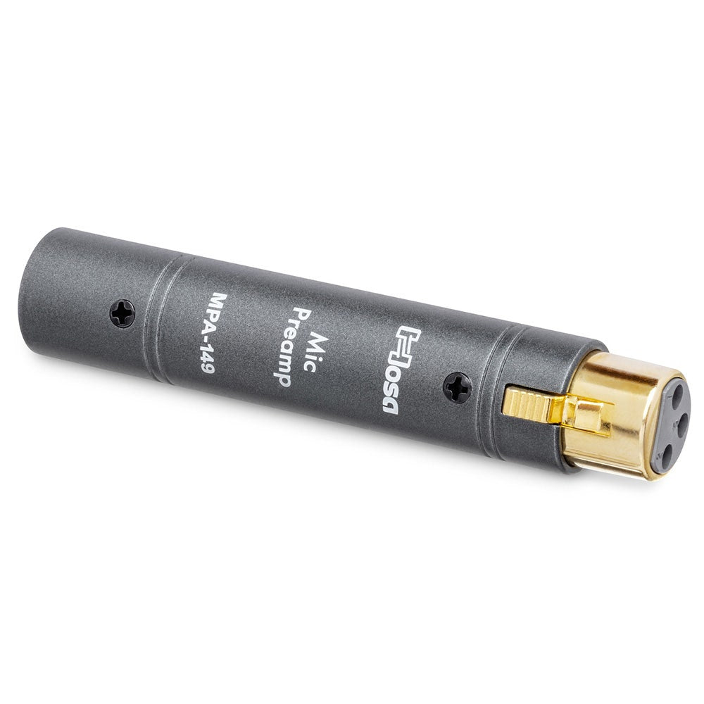 Hosa Tech MPA-149 26dB In-Line Phantom Powered XLR Preamp Booster